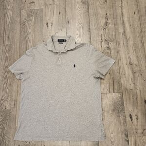 Polo by Ralph Lauren Gray Polo Shirt for Men XL